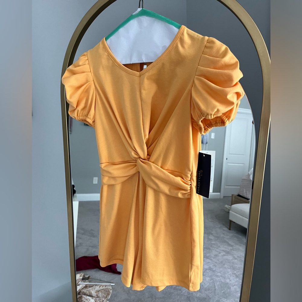 Habitual Kids Size 10 Yellow Romper